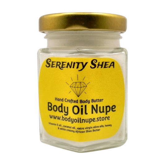 Serenity Shea by Body Oil Nupe: Pure Indulgence in Natural Hydration